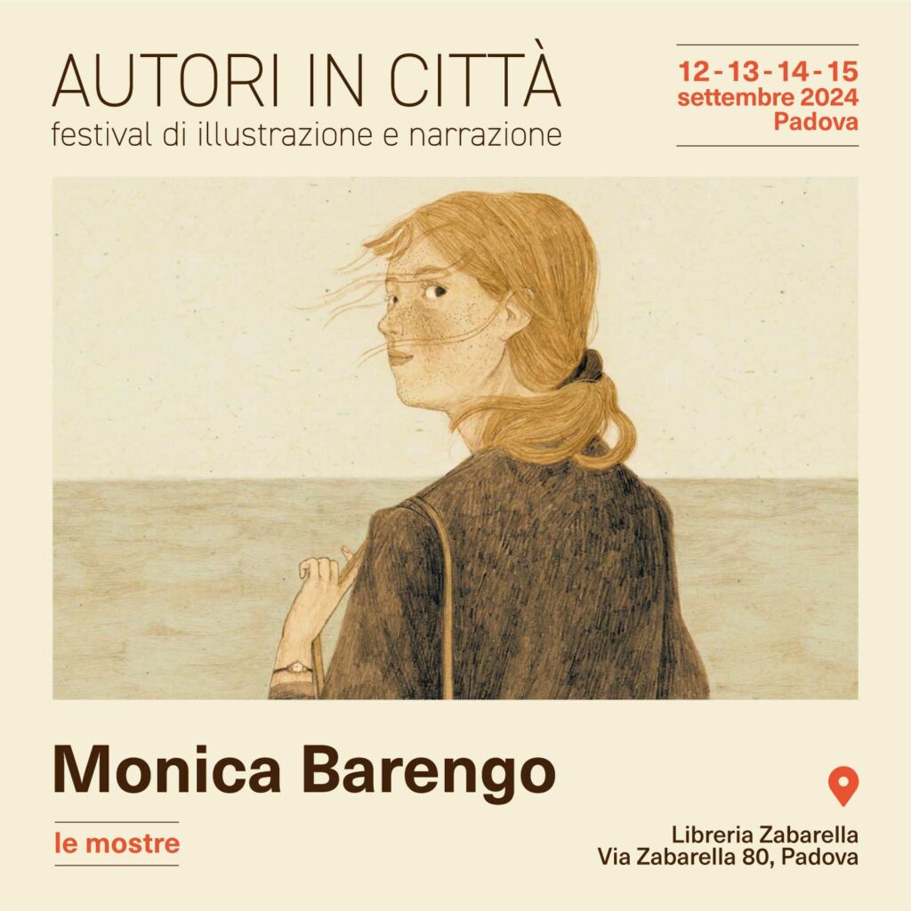 mostra di monica Barengo alla Libreria Zabarella a Padova