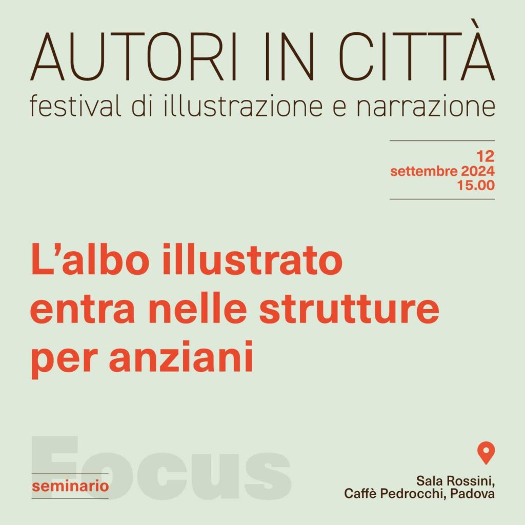 workshop gratuito sull'utilità dell'albo illustrato come supporto agli anziani