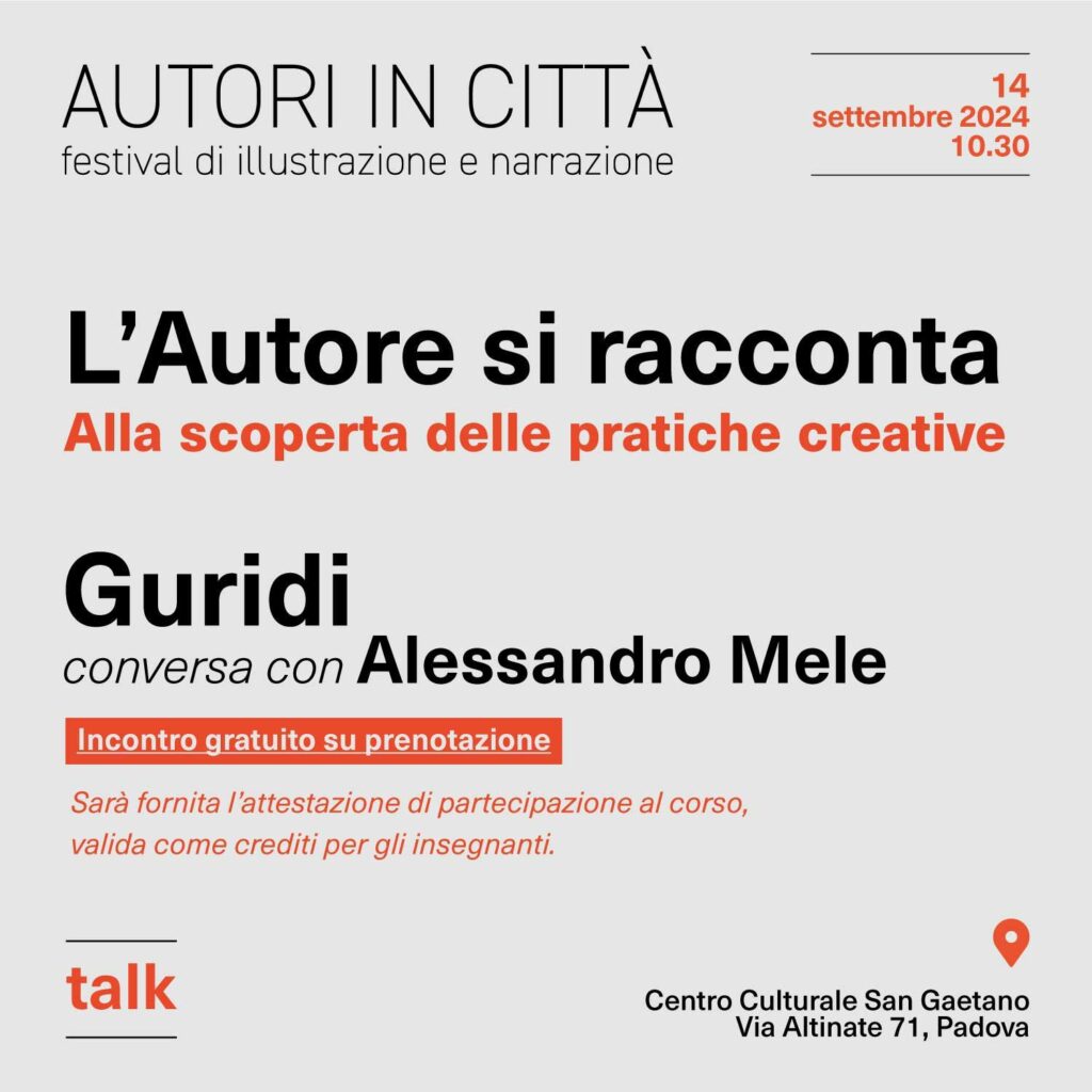 talk con Guridi per il festival di illustrazione autori in città