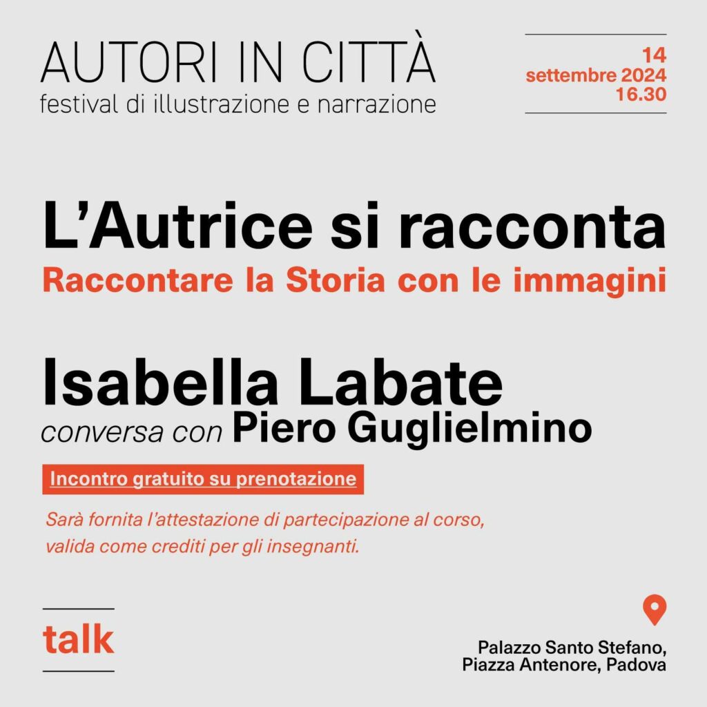 talk con Isabella Labate per il festival di illustrazione autori in città