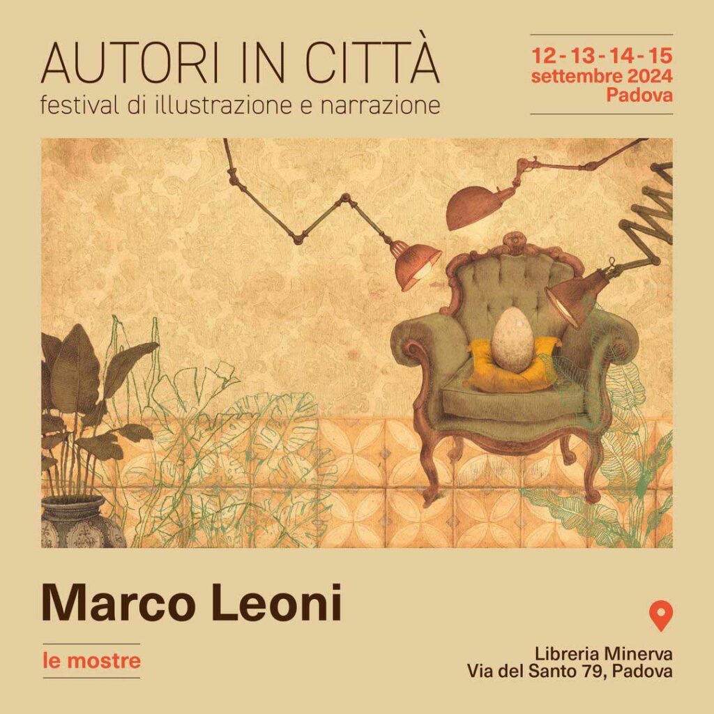 mostra marco leoni alla libreria minerva, padova