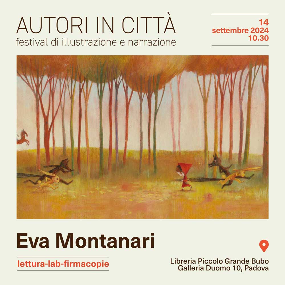 letture laboratorio e firmacopie con Eva Montanari per il festival di illustrazione autori in città