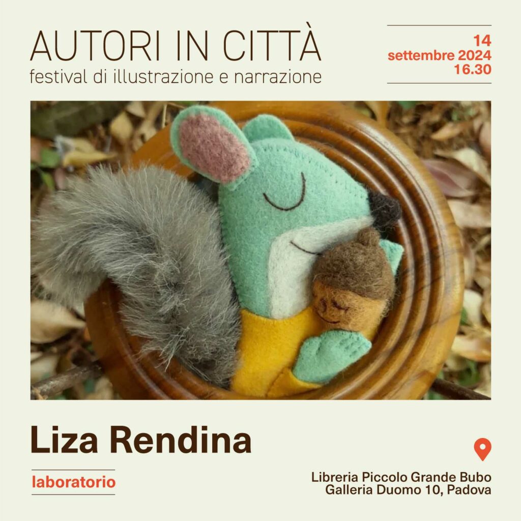 laborarorio con Liza Rendina per il festival di illustrazione autori in città